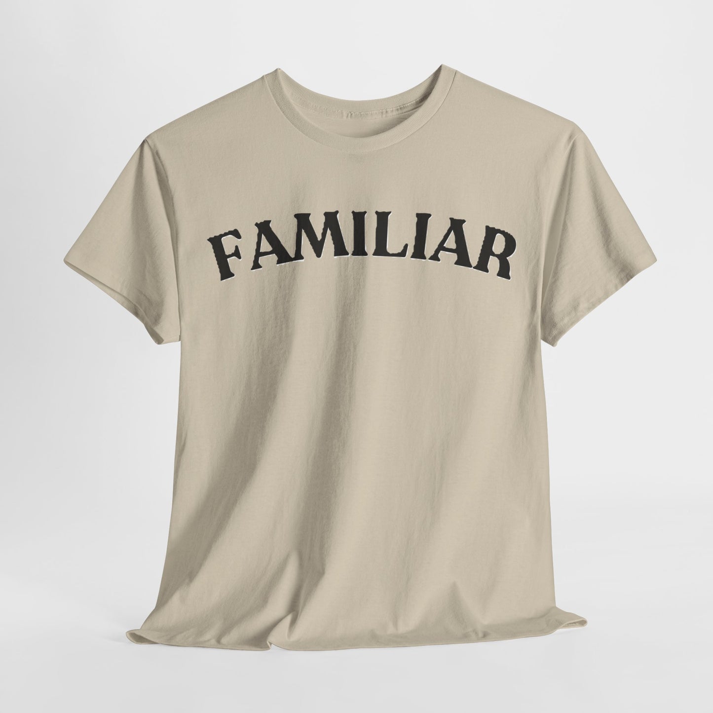 Familiar Unisex Heavy Cotton Tee | Casual Style.