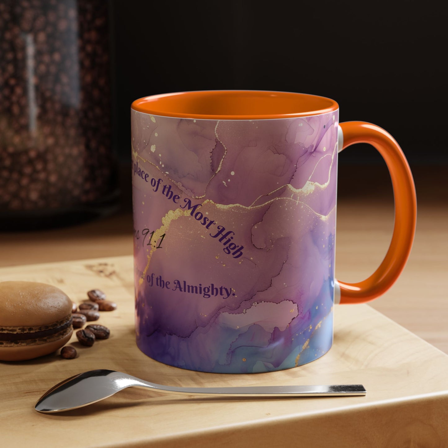 Spiritual Accent Coffee Mug - Inspirational Gift, Bible Verse Mug.