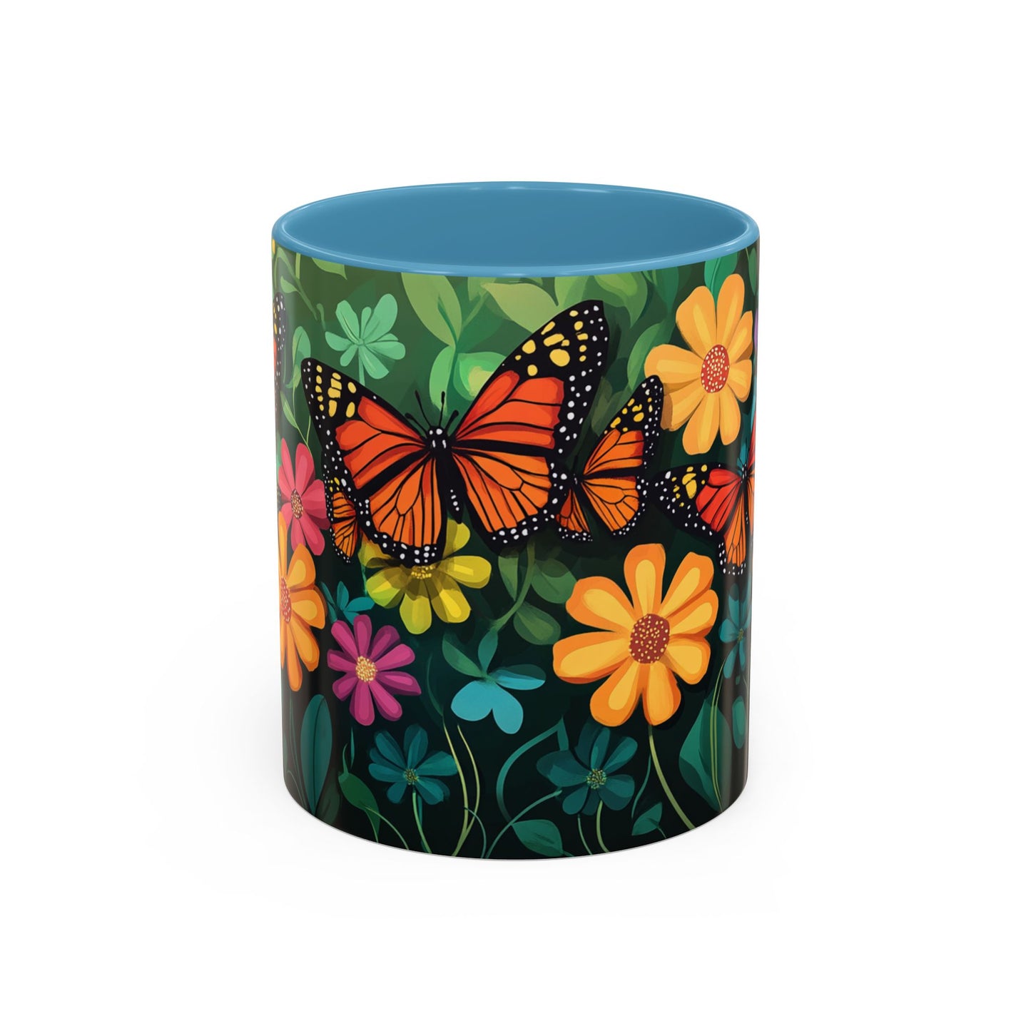 Unique Butterfly Garden Accent Coffee Mug