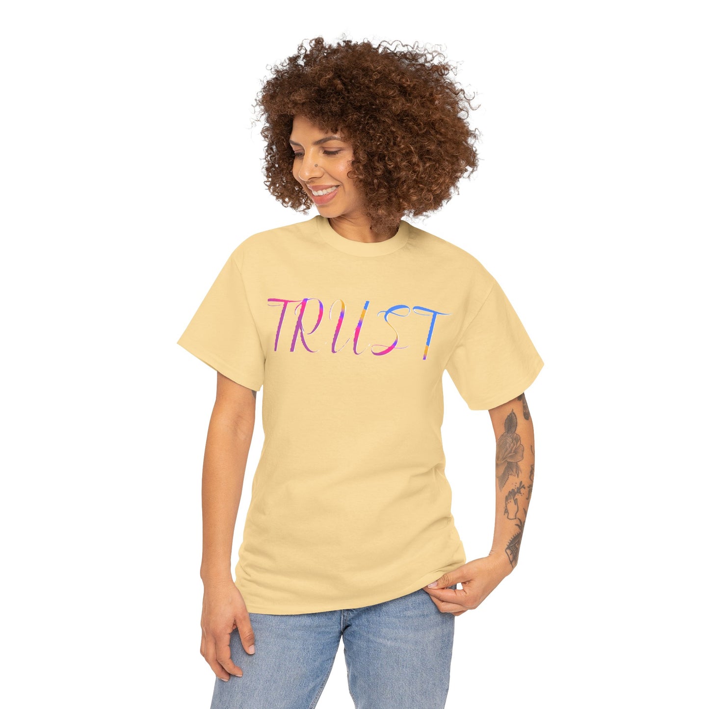 Trust Unisex Heavy Cotton Tee.