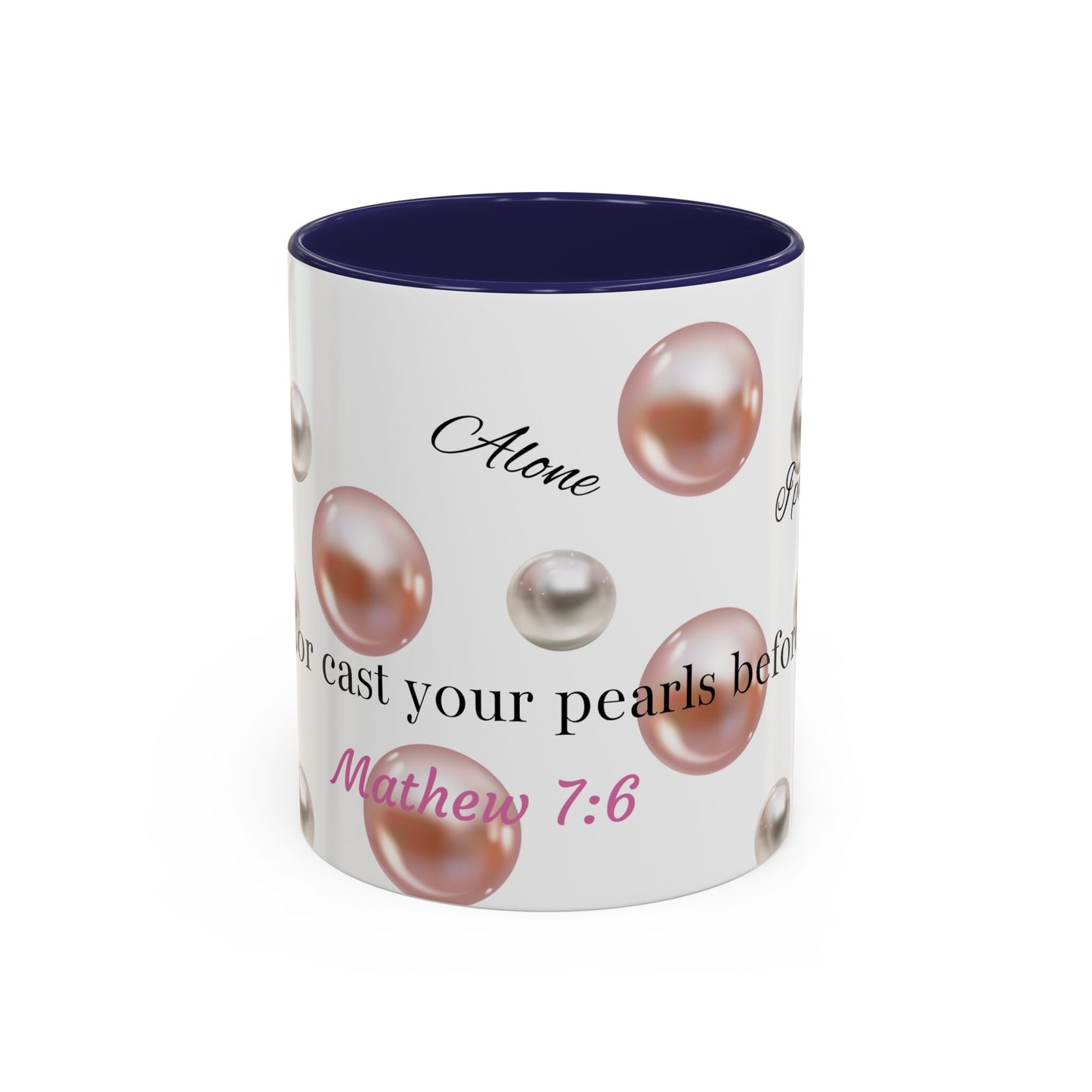 Elegant Pearls Inspirational Coffee Mug