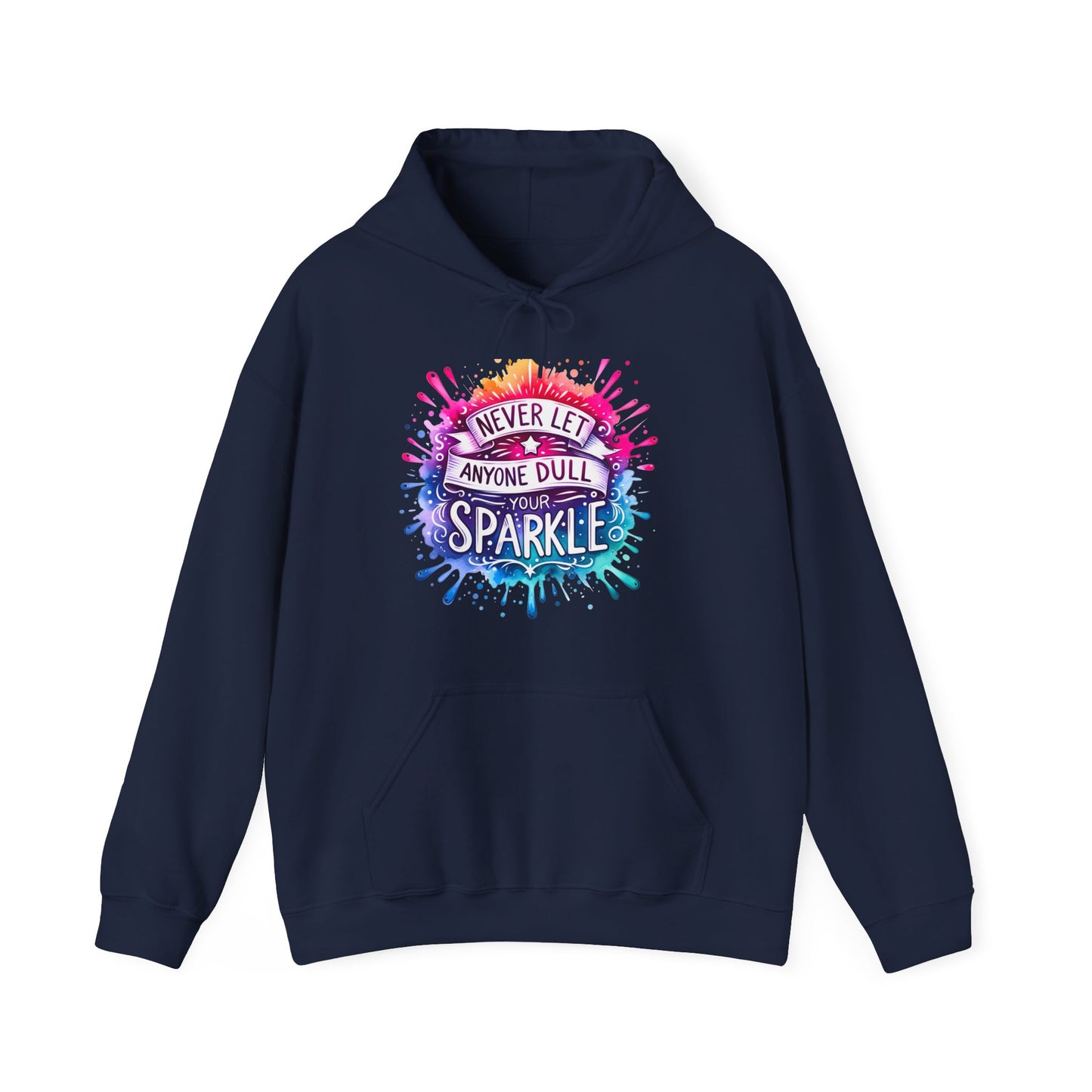 Positive Vibes Colorful Inspirational Hoodie.