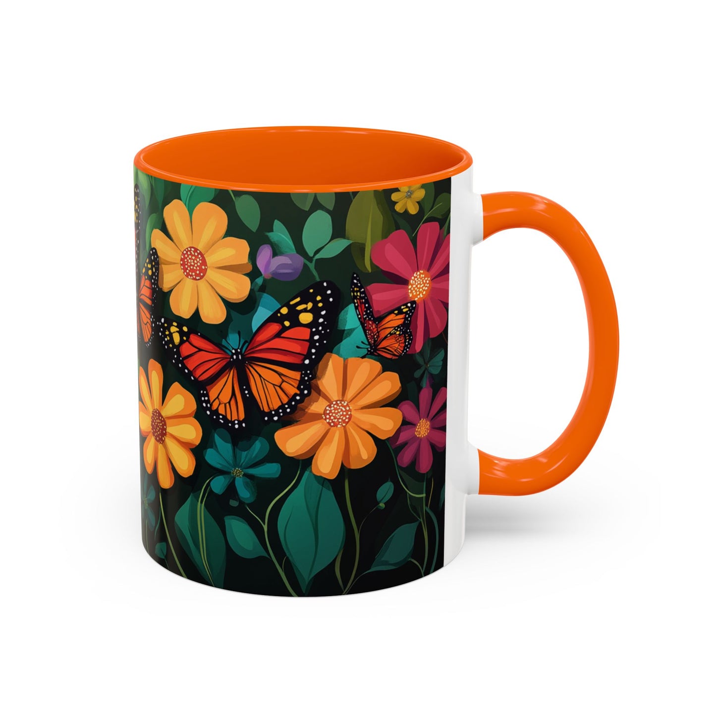 Unique Butterfly Garden Accent Coffee Mug