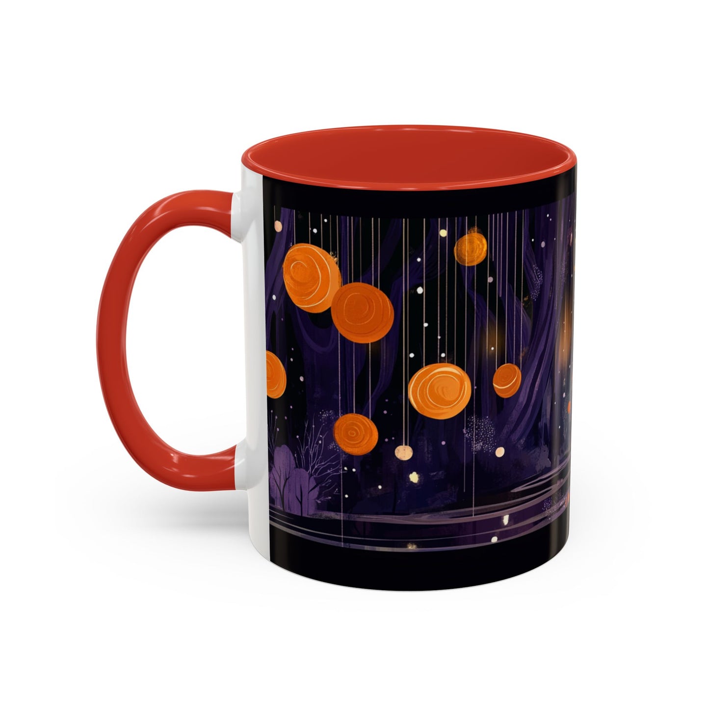 Whimsical Nighttime Coffee Mug - Cozy Mug for Coffee Lovers, Unique Gift for Friends, Tea Mug, Home Decor, Cute Cat Art