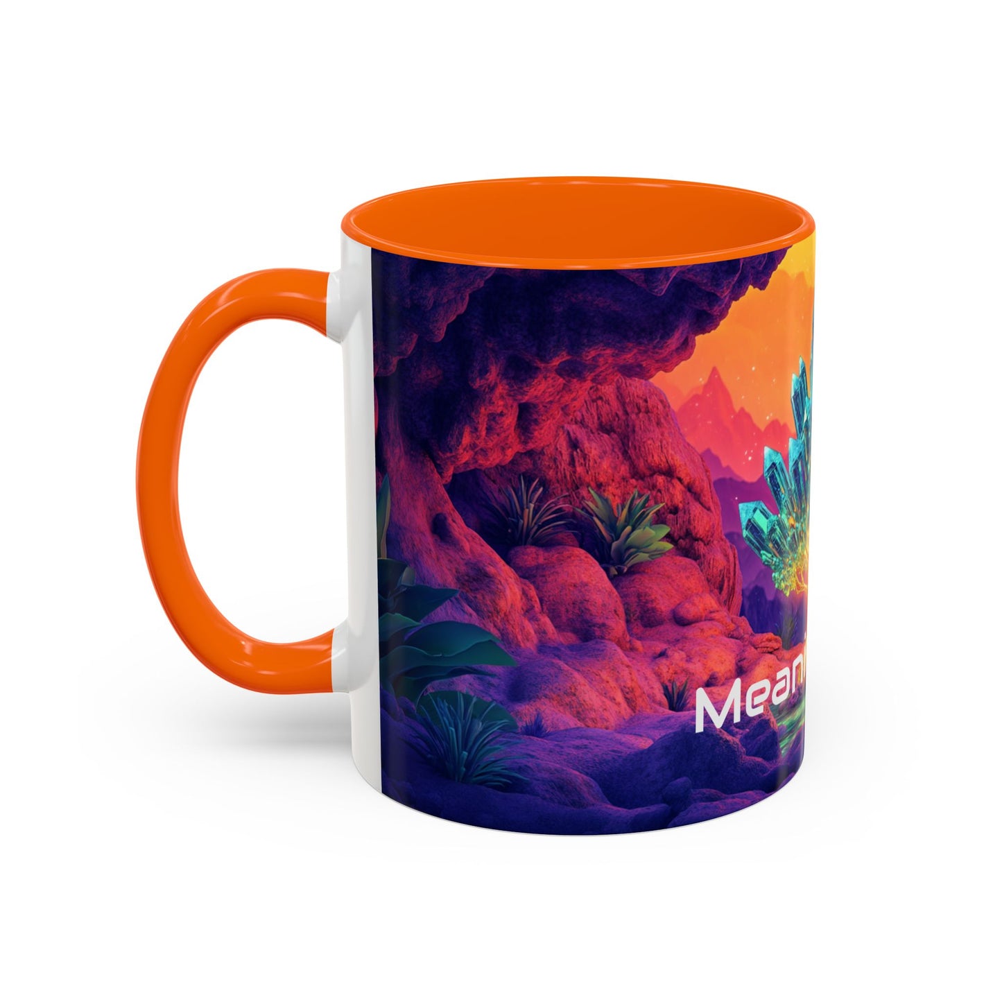 Vibrant Accent Coffee Mug with Inspirational Design, Ideal for Gift Giving, Home Decor, Office Drinkware, Art Lovers, Meaningful Sips