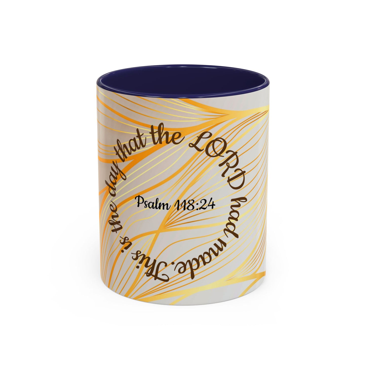 Faithful Reminder Coffee Mug for Daily Motivation, Christian Gift, Psalm 118:24