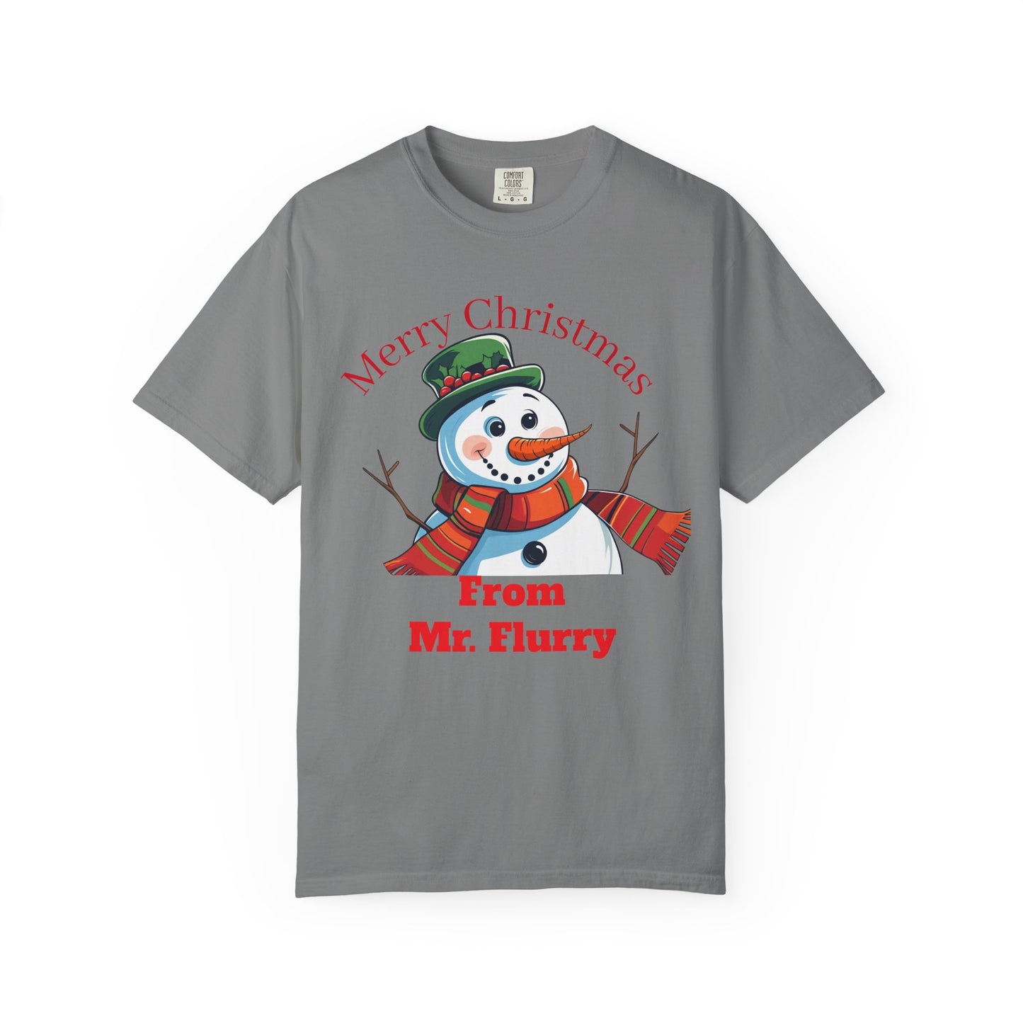 Merry Christmas Snowman T-Shirt, Holiday Gift Shirt, Festive Tee.