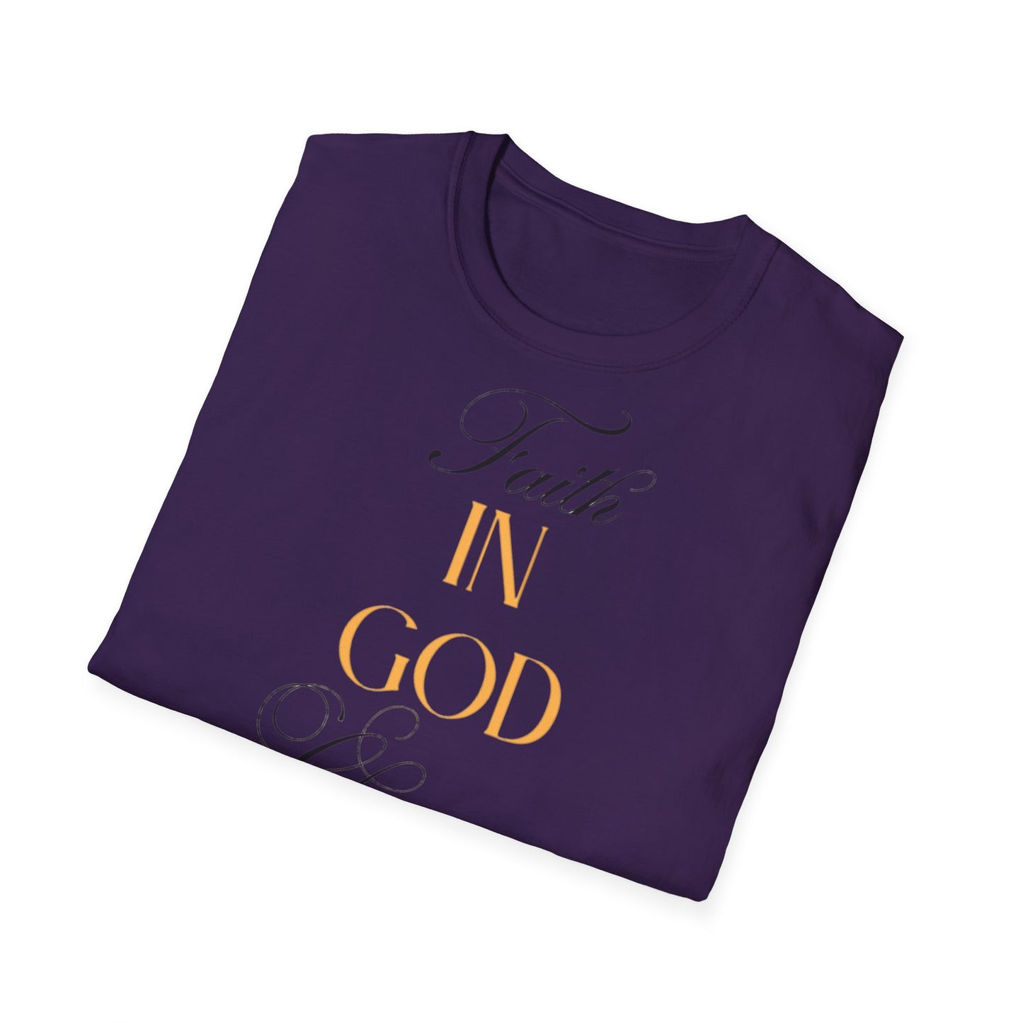 Faith-Inspired Unisex Softstyle T-Shirt, Inspirational Tee.