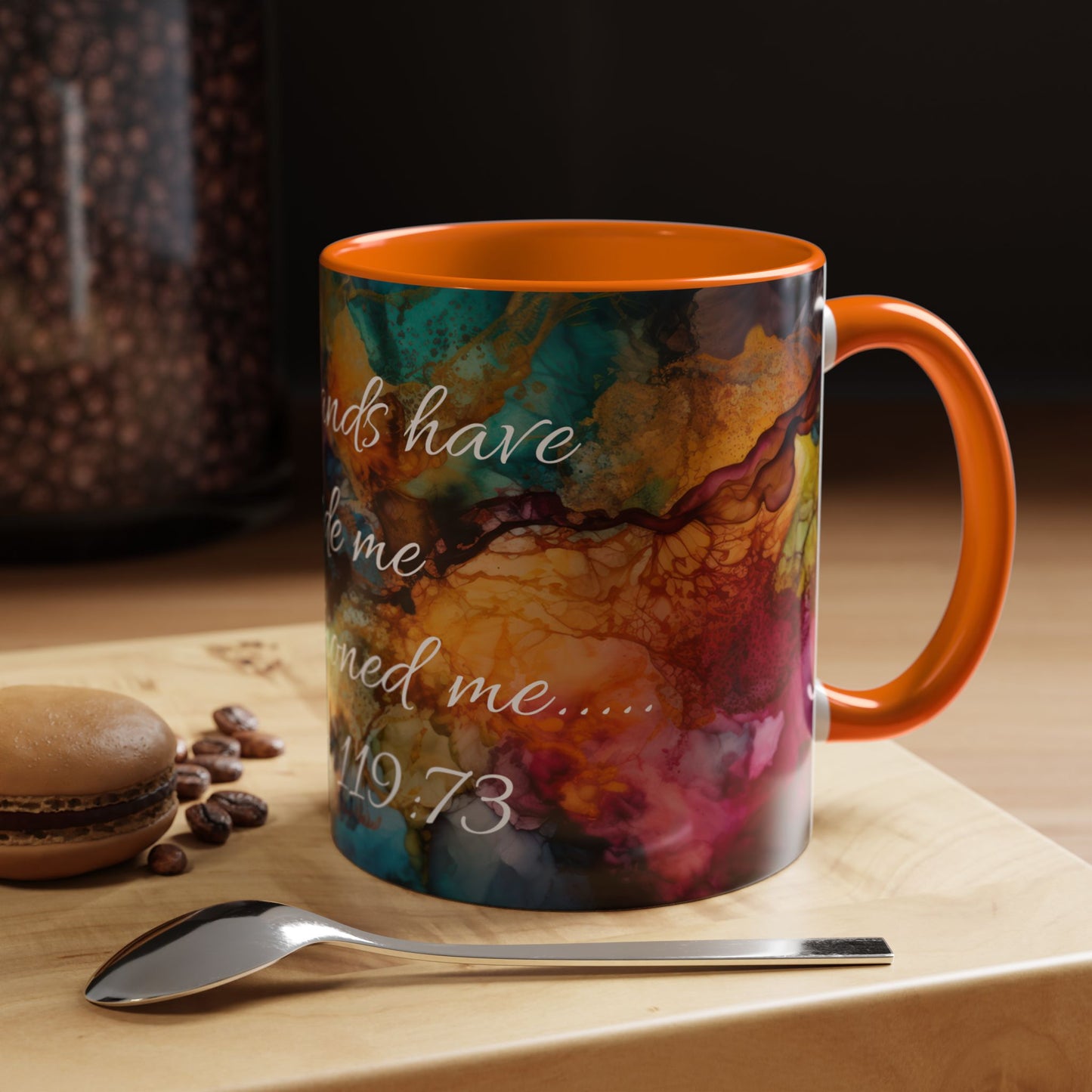 Inspirational Coffee Mug, Colorful Art Mug.