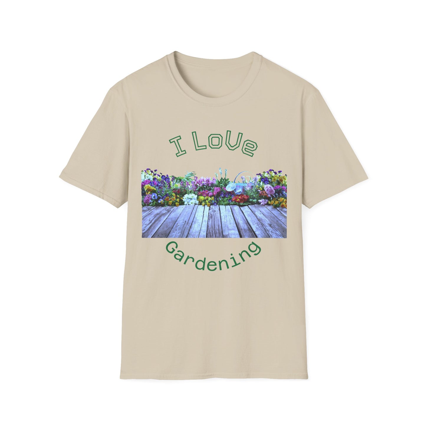 Garden Lover's Softstyle Tee, Gardening Shirt, Floral T-Shirt, Nature Lover Gift, Unisex Casual Wear, Eco-Friendly Fashion