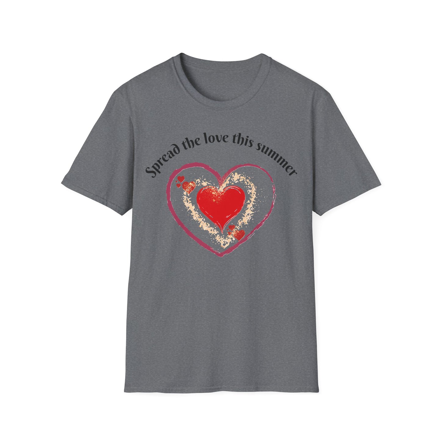 Heartfelt Love T-Shirt, Romantic Apparel, Softstyle Top