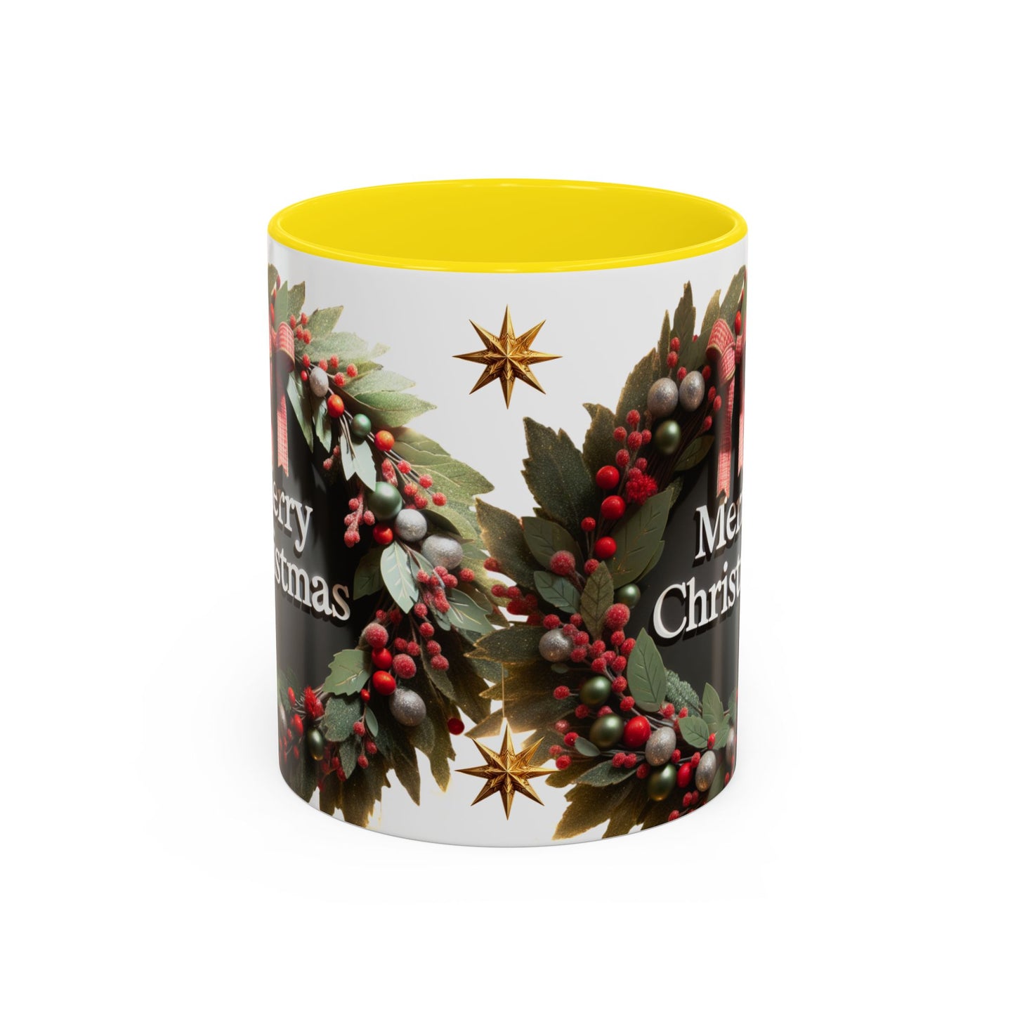 Festive Merry Christmas Mug, Holiday Coffee Cup.