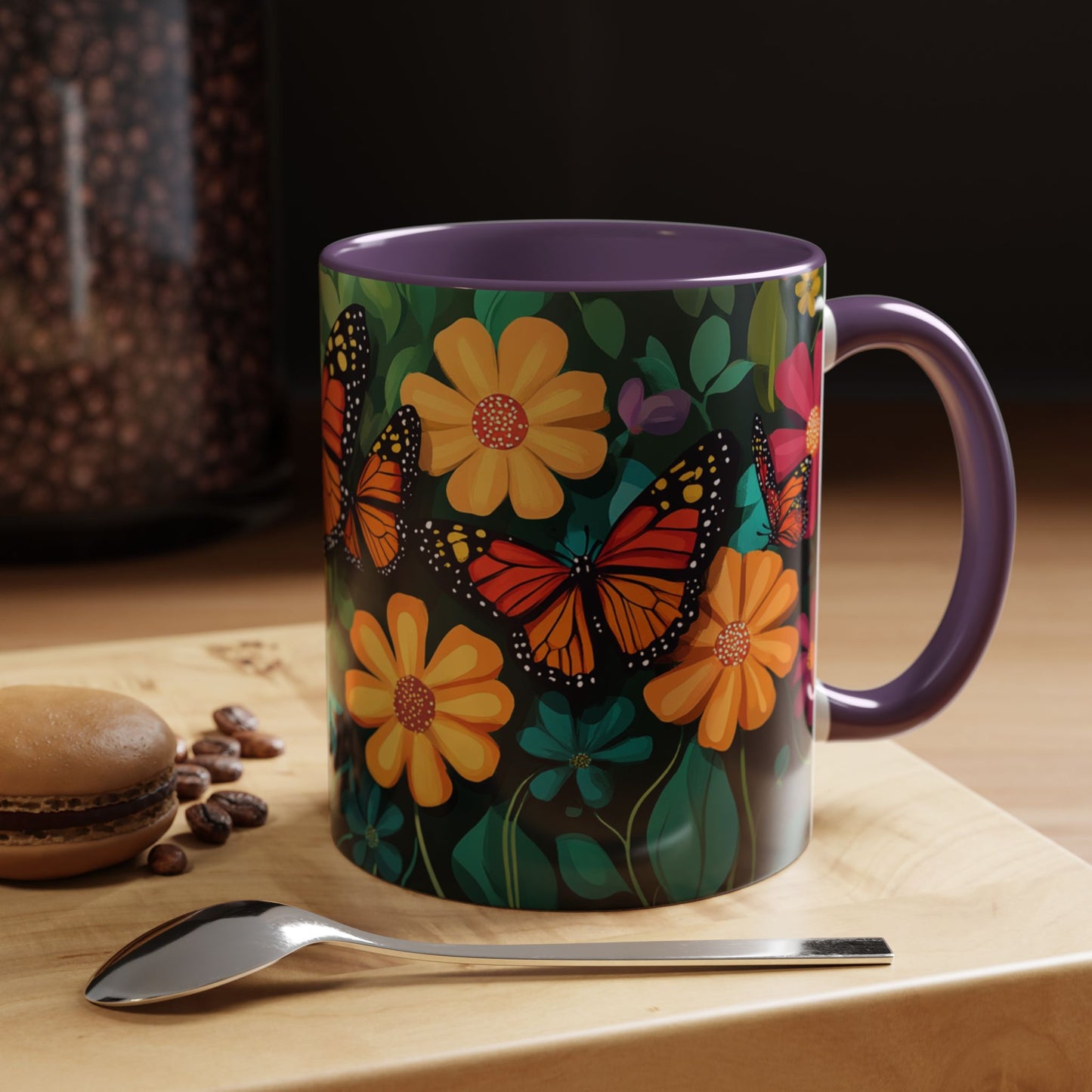 Butterfly Garden Accent Coffee Mug