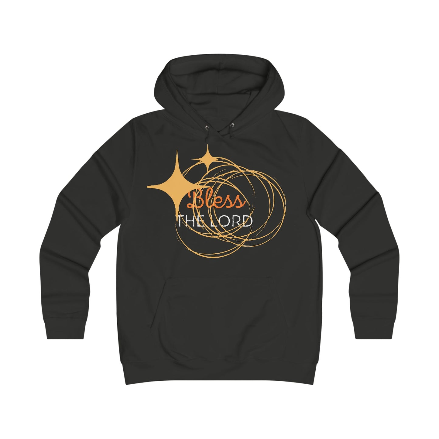 Bless The Lord. Stylish Faith-Inspired College Hoodie.