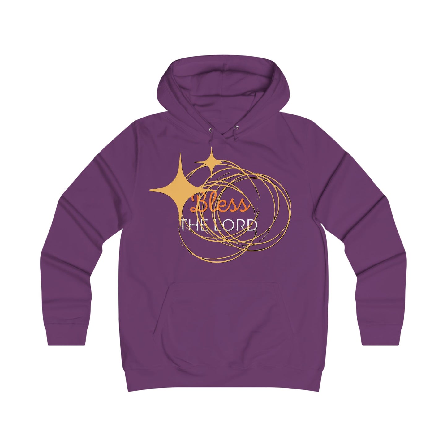 Bless The Lord. Stylish Faith-Inspired College Hoodie.