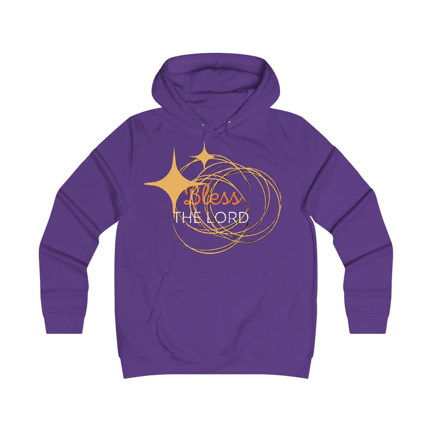 Bless The Lord. Stylish Faith-Inspired College Hoodie.