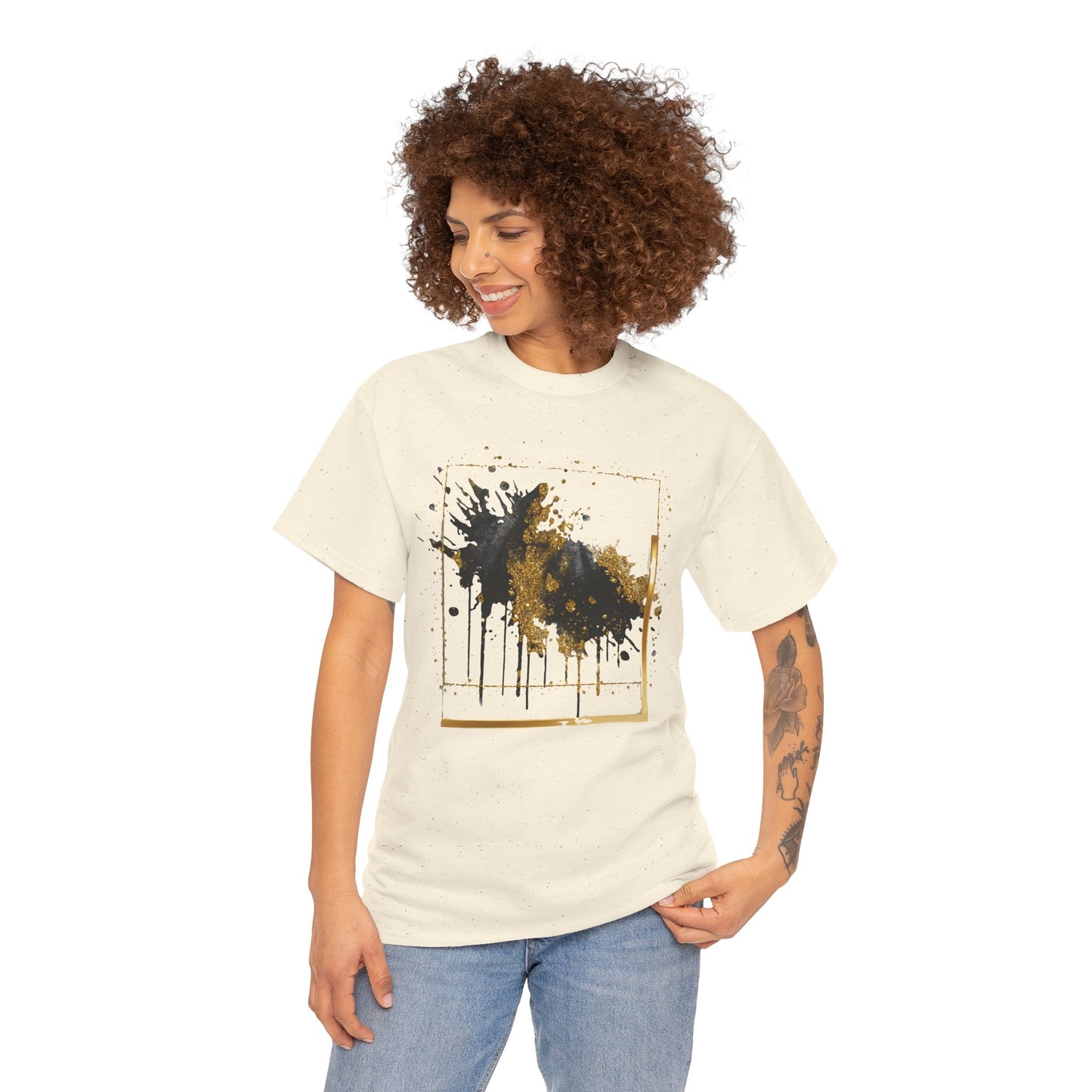 Artistic Abstract Unisex Tee, Casual Wear, Gift for Art Lovers.