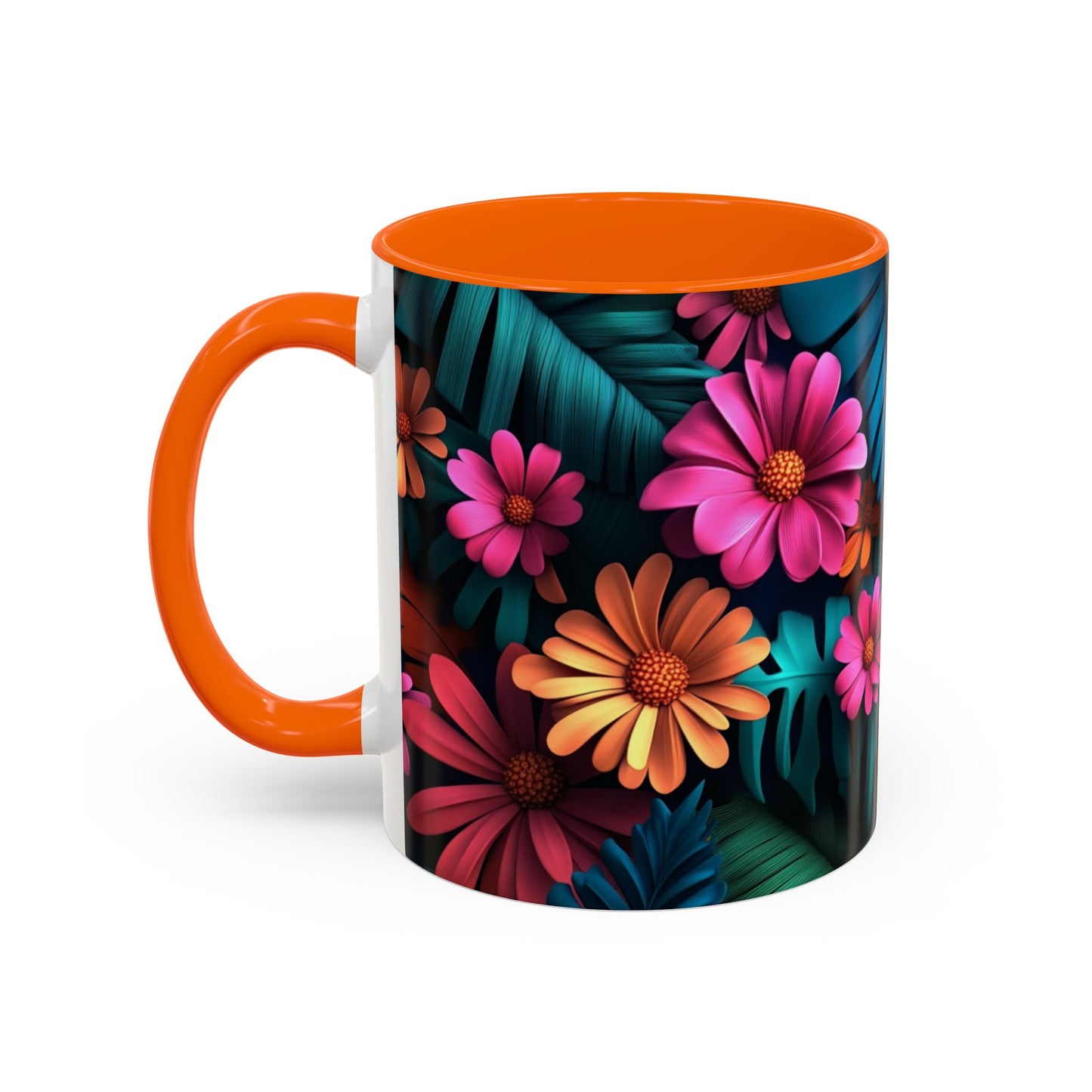 Vibrant Floral Coffee Mug