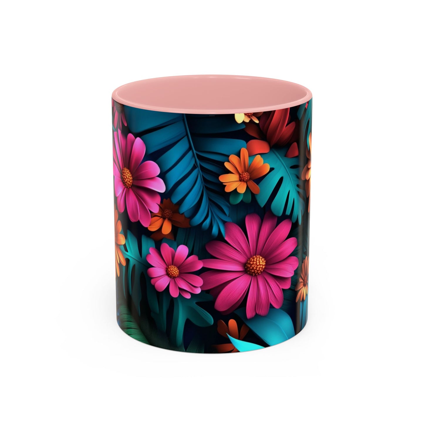 Vibrant Floral Coffee Mug