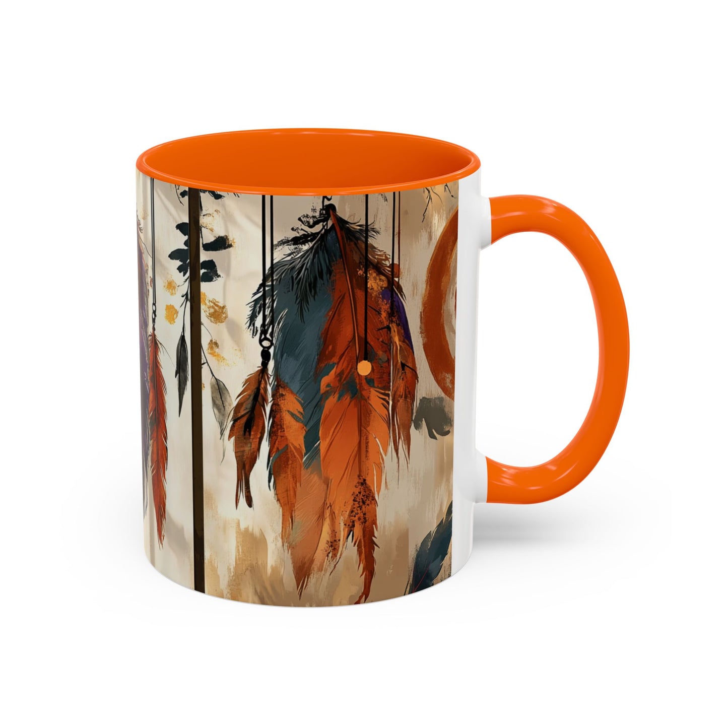 Bohemian Feather Coffee Mug,