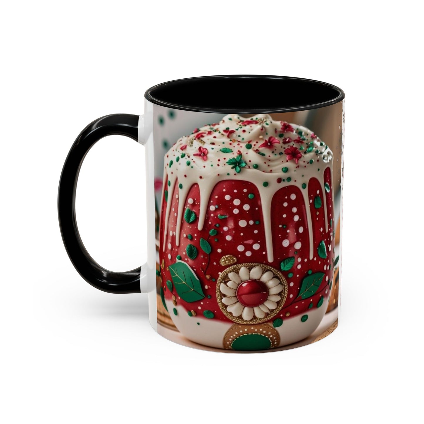 Festive Christmas Mug - Merry Christmas Design, Holiday Gift, Coffee Cup.