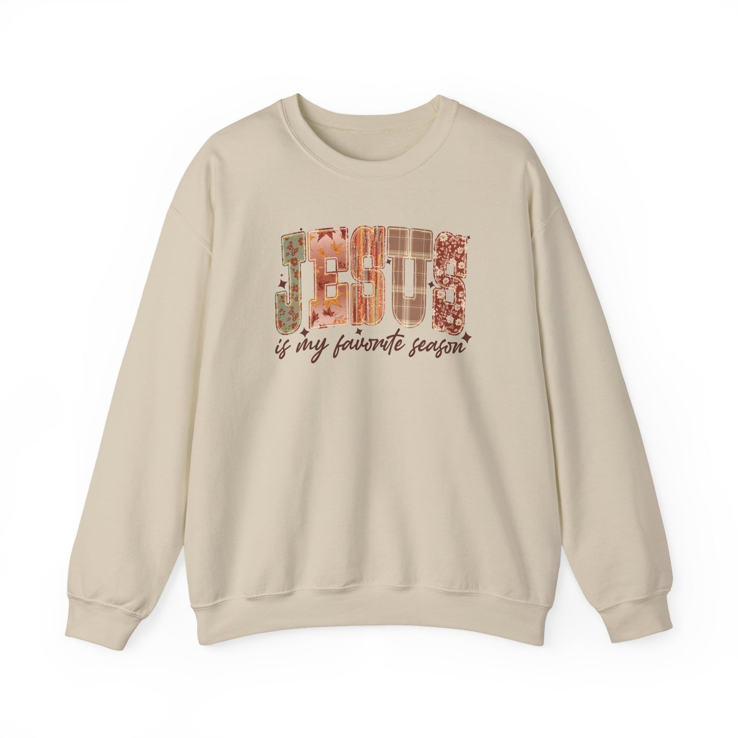 Jesus Fall Sweatshirt 'Fall is My Favorite Season'