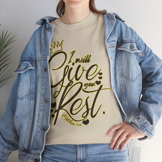 Restful King Unisex Tee, Inspirational Graphic T-Shirt