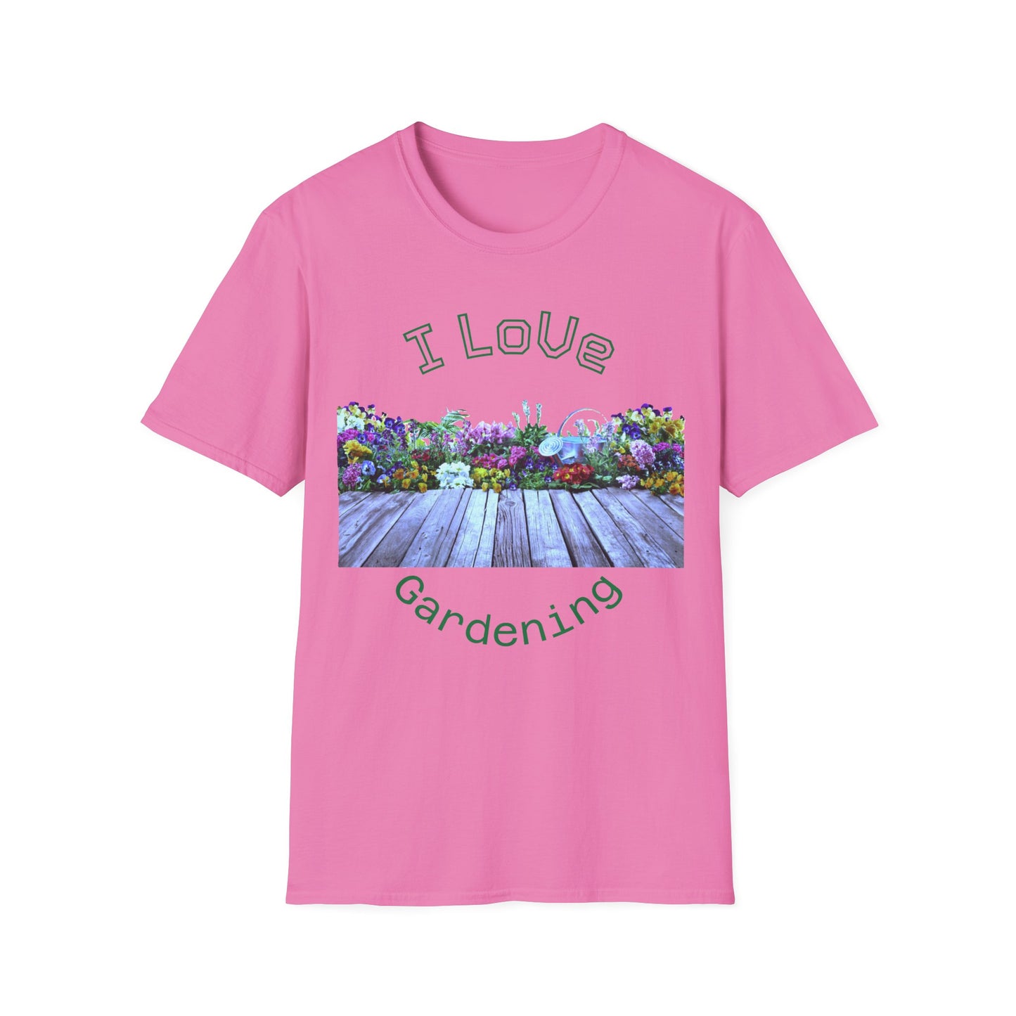 Garden Lover's Softstyle Tee, Gardening Shirt, Floral T-Shirt, Nature Lover Gift, Unisex Casual Wear, Eco-Friendly Fashion