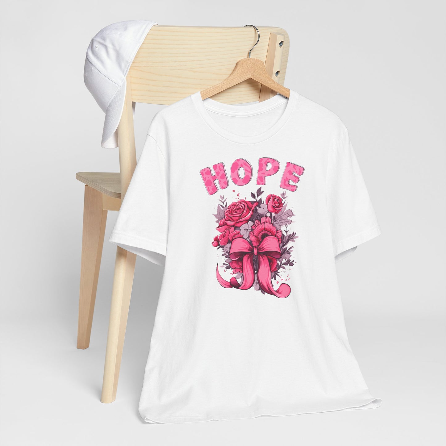Hope Floral Design Unisex Tee, Positive Vibes Shirt.
