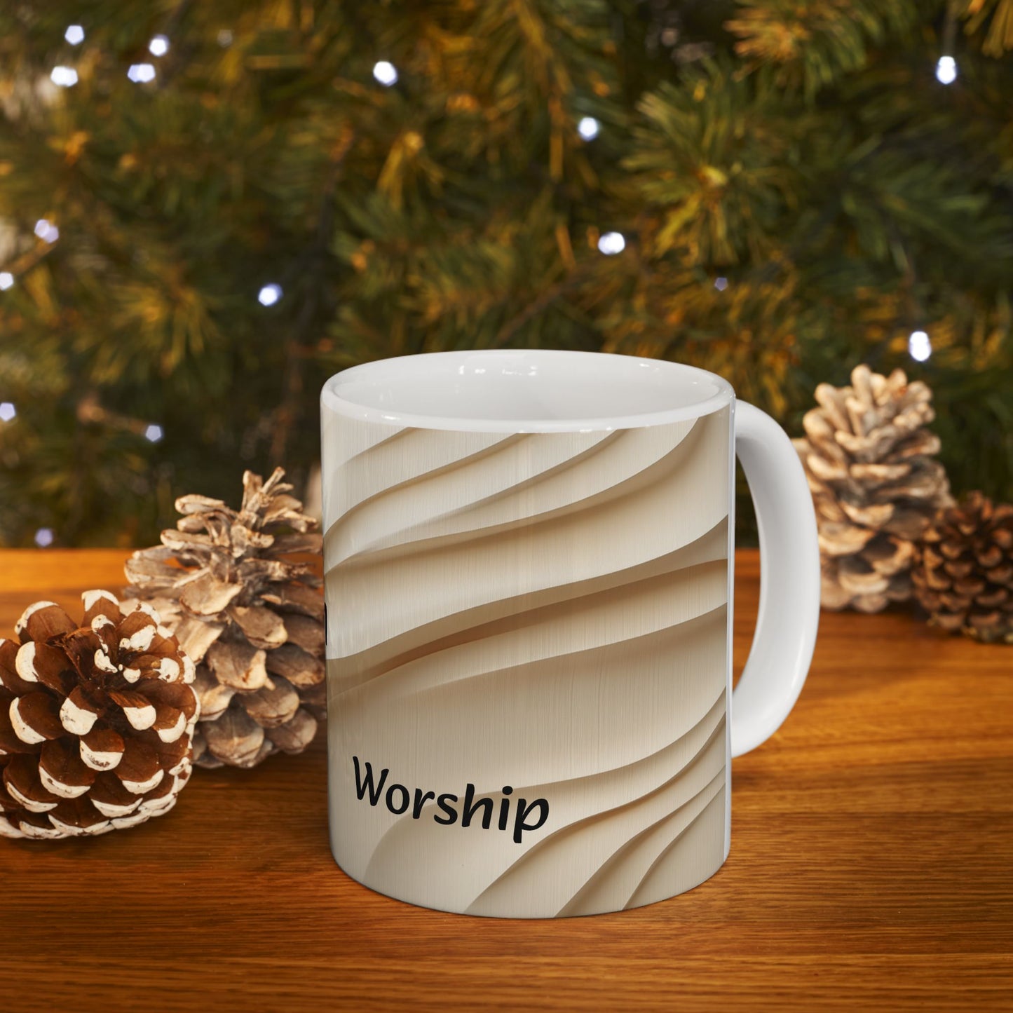 Wrapped In Worship Ceramic Mug