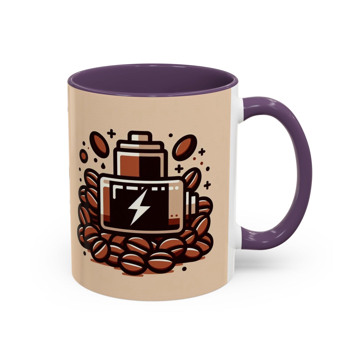 Low Battery Coffee Mug, Funny Coffee Cup, Gift for Caffeine Lovers, Unique Office Mug, Java Enthusiast Cup