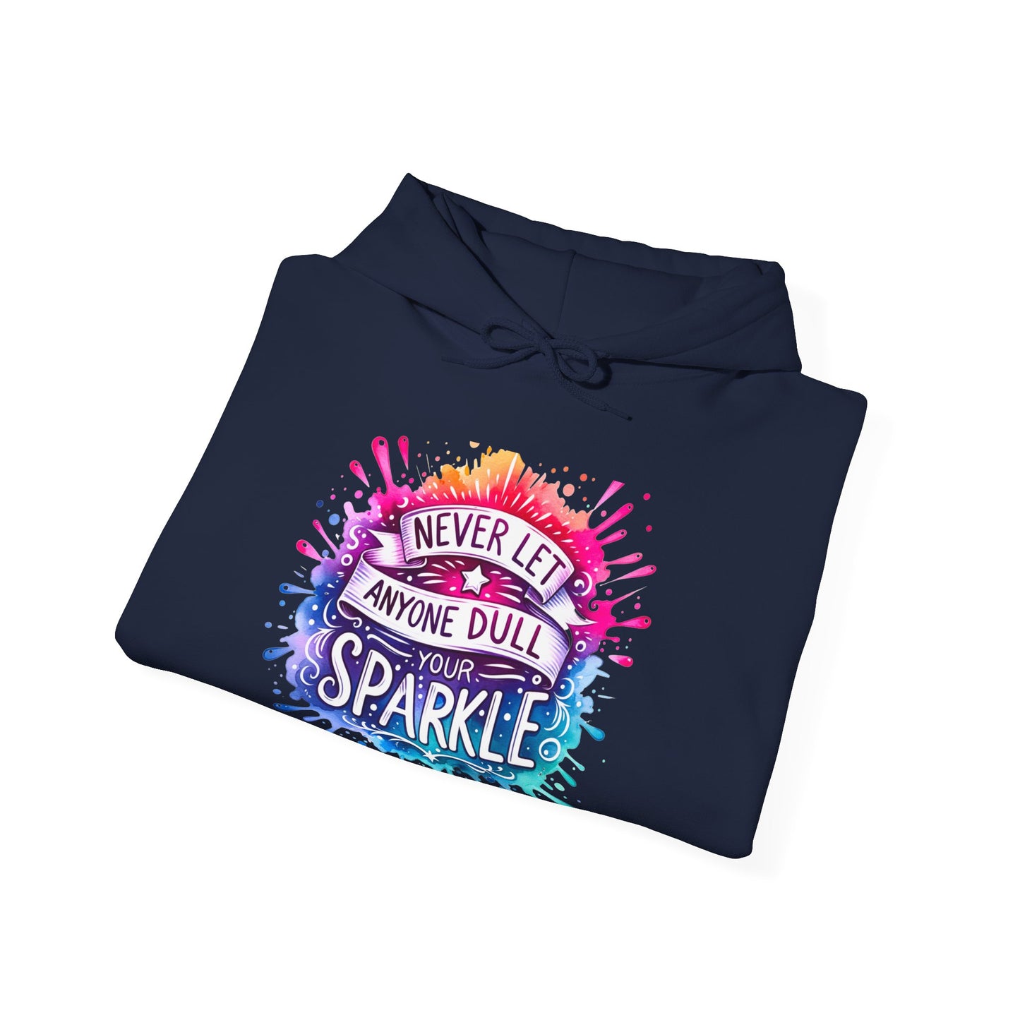 Positive Vibes Colorful Inspirational Hoodie.