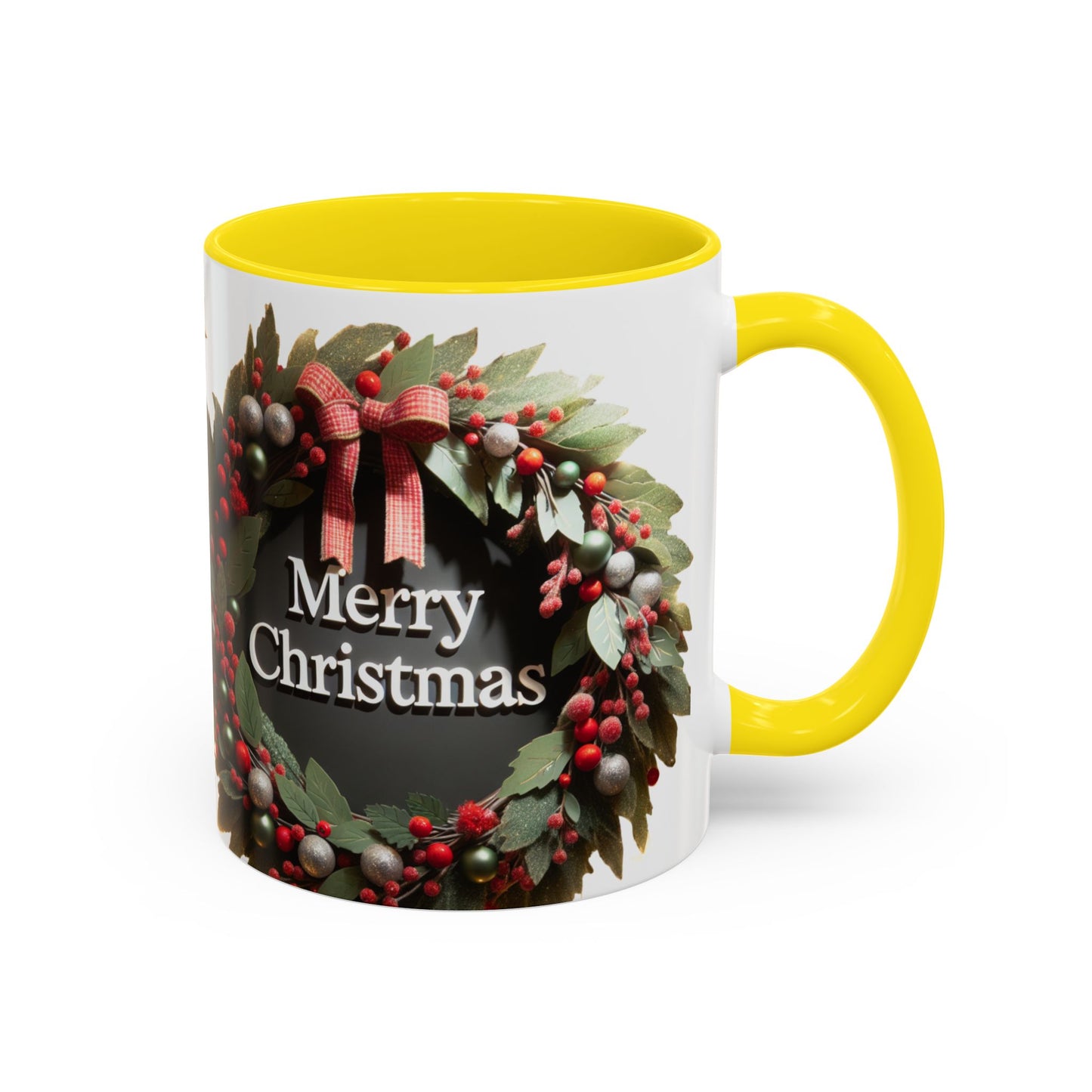Festive Merry Christmas Mug, Holiday Coffee Cup.